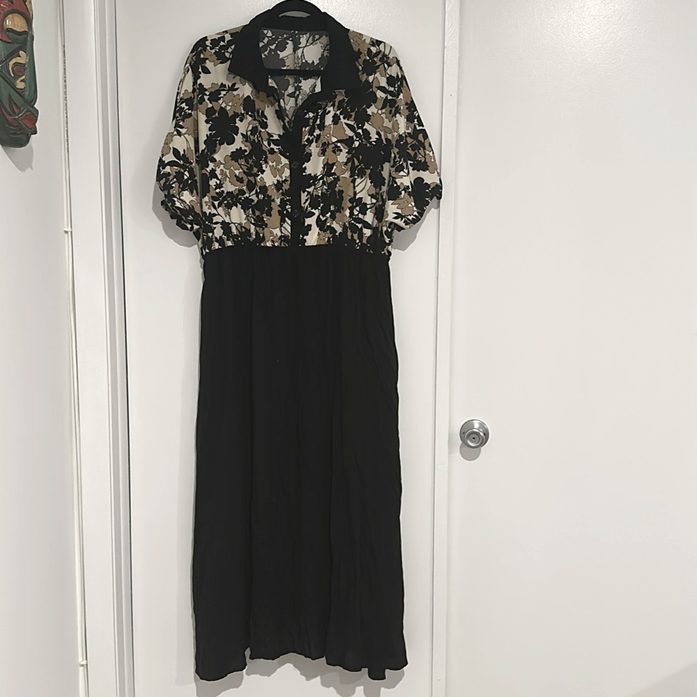 SHEIN Curve 2XL Elegant Long Dress
